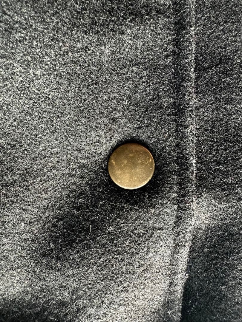 希少　短丈ボックスシルエット　ヴィンテージ　 スタジャン 襟レザー