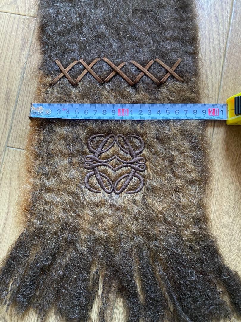 【コトラ】LOEWE ロエベ 刺繍 モヘア モヘヤ マフラー