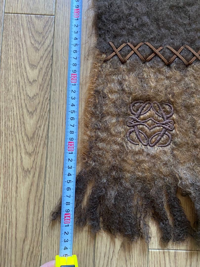 【コトラ】LOEWE ロエベ 刺繍 モヘア モヘヤ マフラー