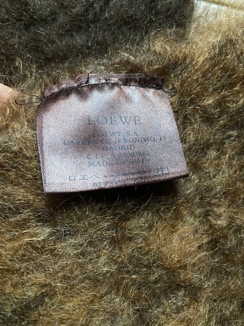 【コトラ】LOEWE ロエベ 刺繍 モヘア モヘヤ マフラー