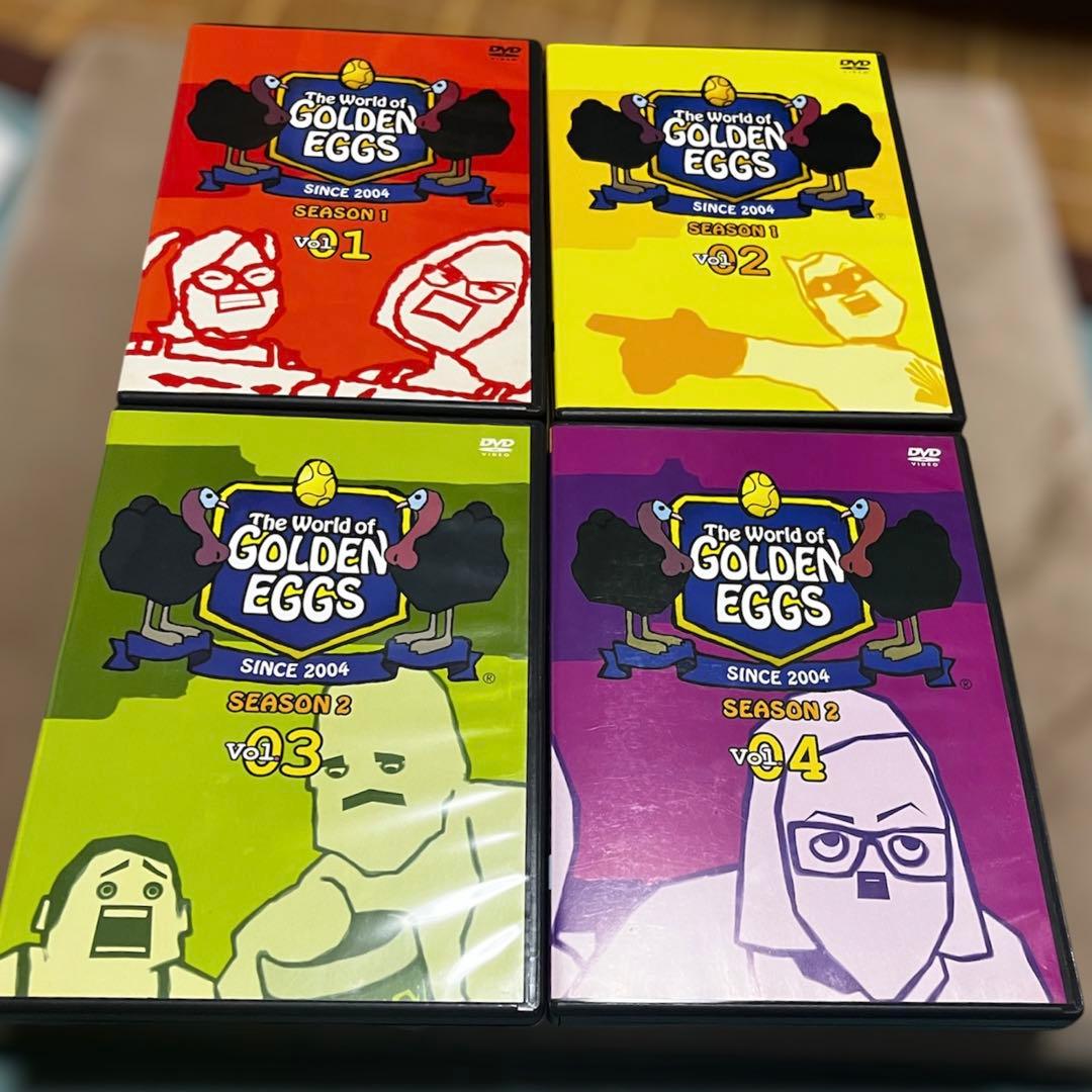 ゴールデンエッグス シーズン1,2【4枚組】DVD BOX