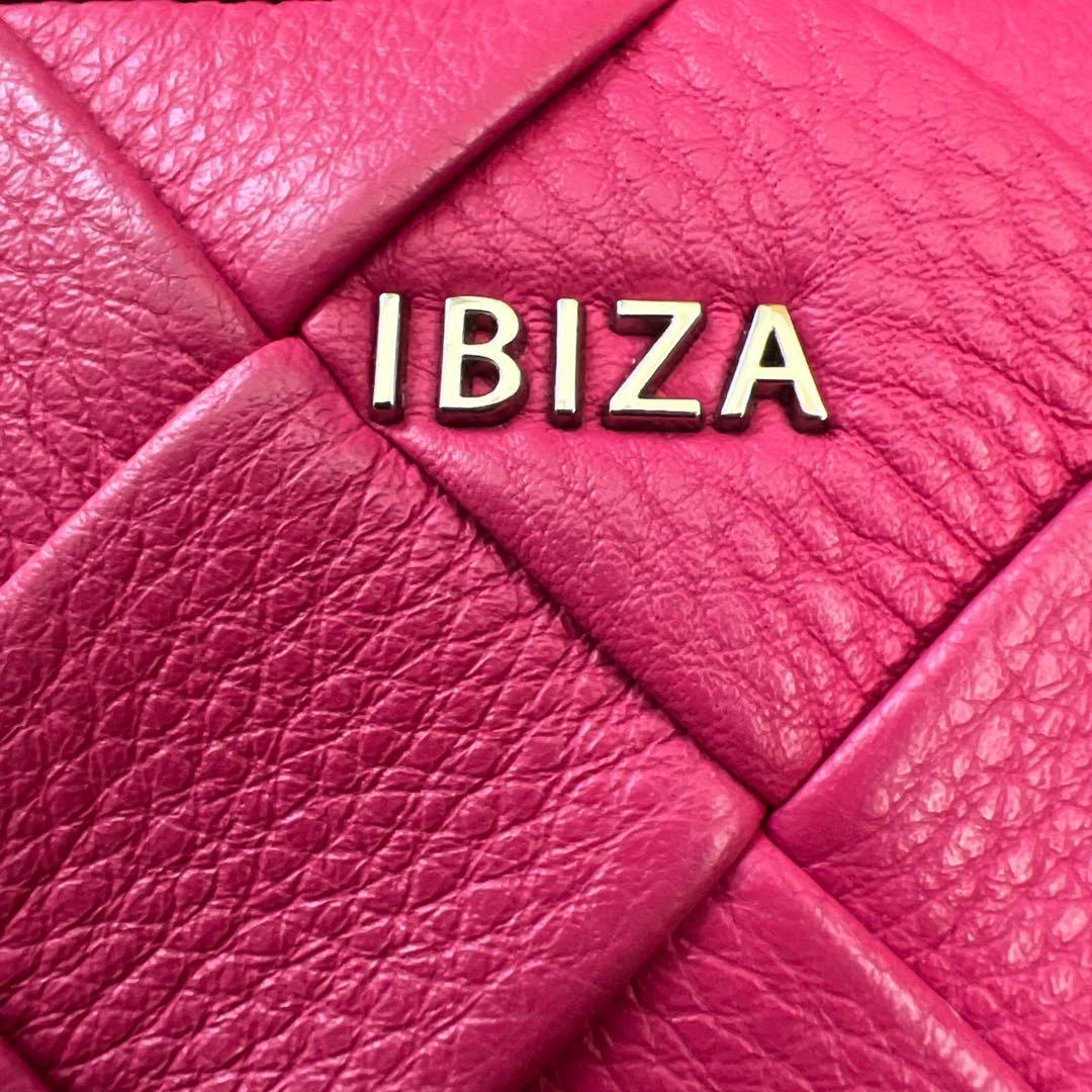 IBIZA キルティング ピンクレザー長財布