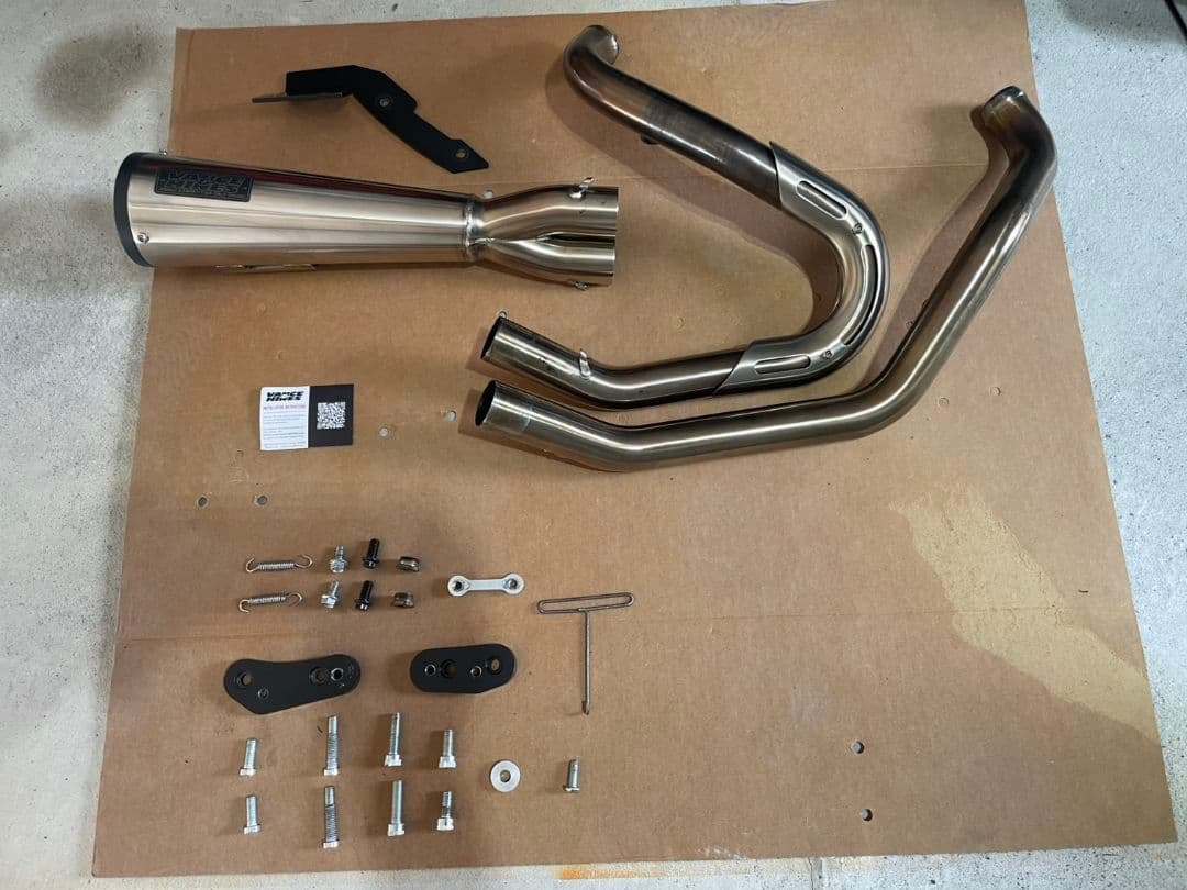 バンス＆ハインズ （VANCE&HINES)ステンレス 2in1 アップスイープ