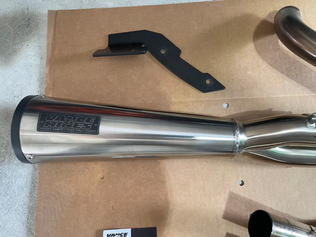 バンス＆ハインズ （VANCE&HINES)ステンレス 2in1 アップスイープ