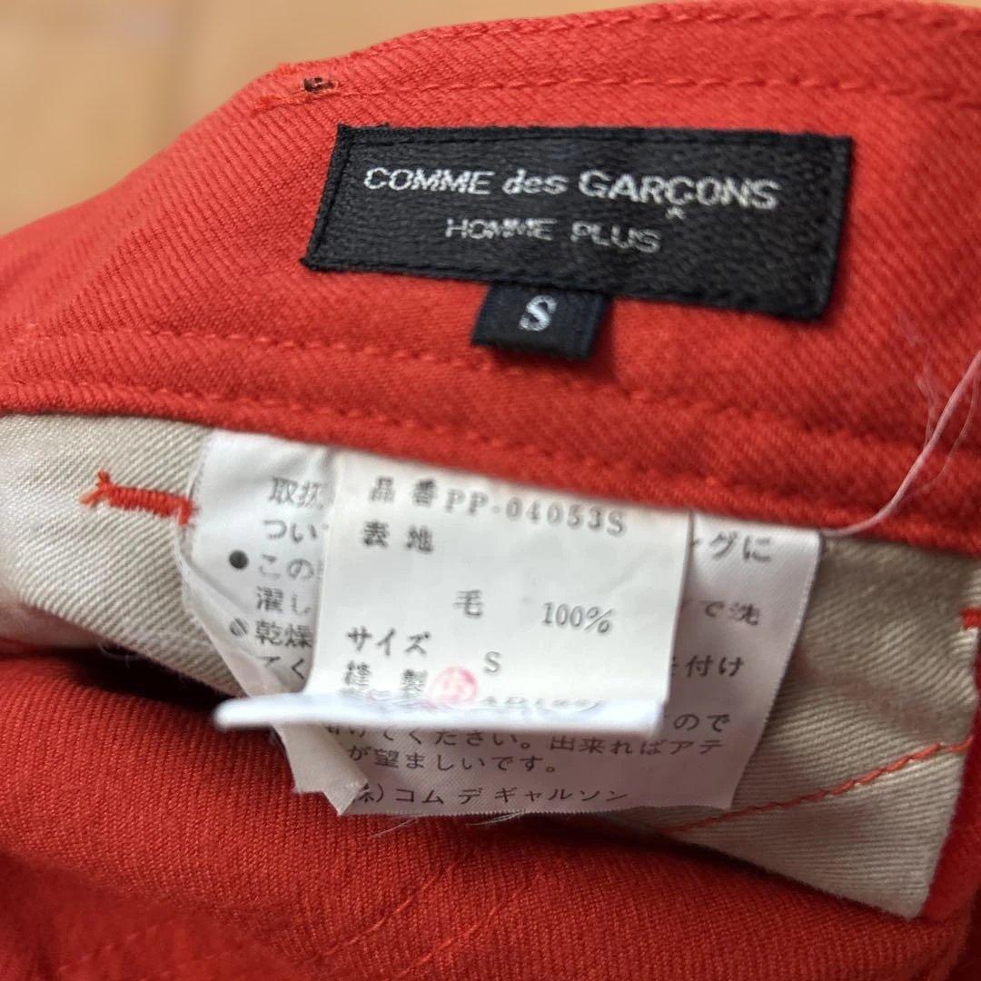 a*c様 コムデギャルソン　赤 ワイドレッグ カジュアルパンツ