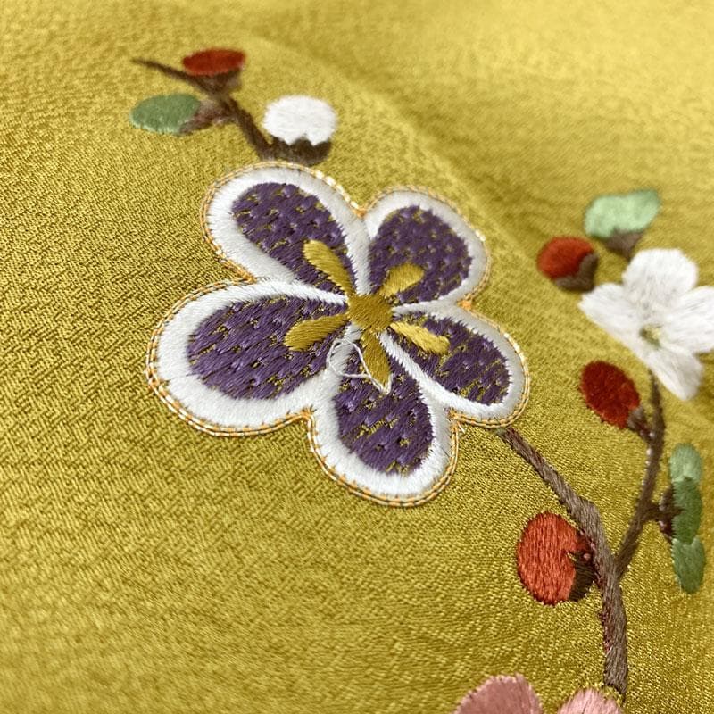 512z8.509y17.小物類.505uu12☆振袖 総刺繍 金駒 シンプル