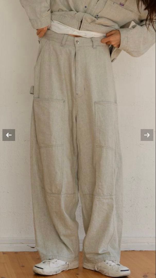 Garance et VioLette❤️新品✨️デニムダブル二ーペインターパンツ