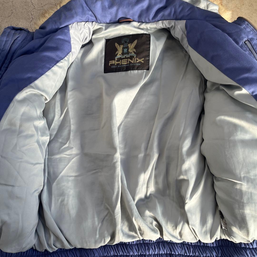 PHENIX ブルー N2B ダウンジャケット