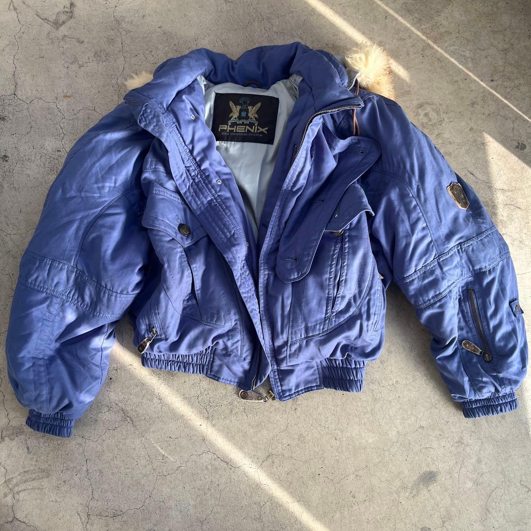 PHENIX ブルー N2B ダウンジャケット