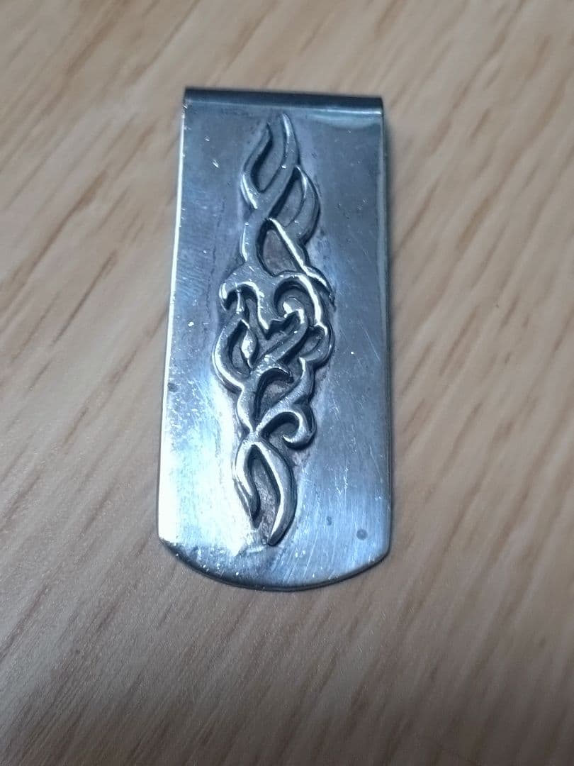 925シルバー マネークリップ 装飾デザイン