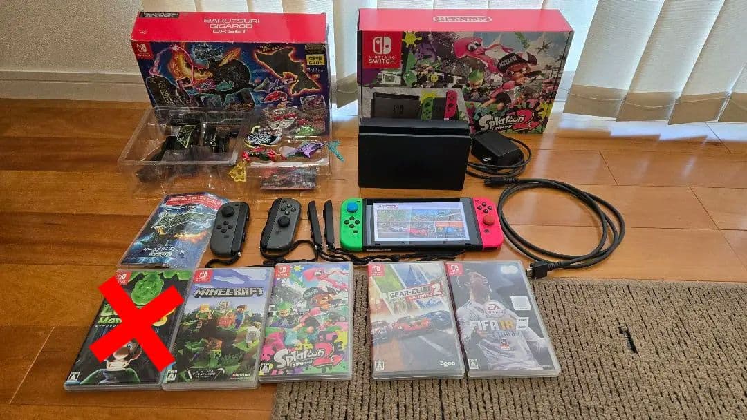 Nintendo Switch本体スプラトゥーン　ソフトセット 特典おまけ付き