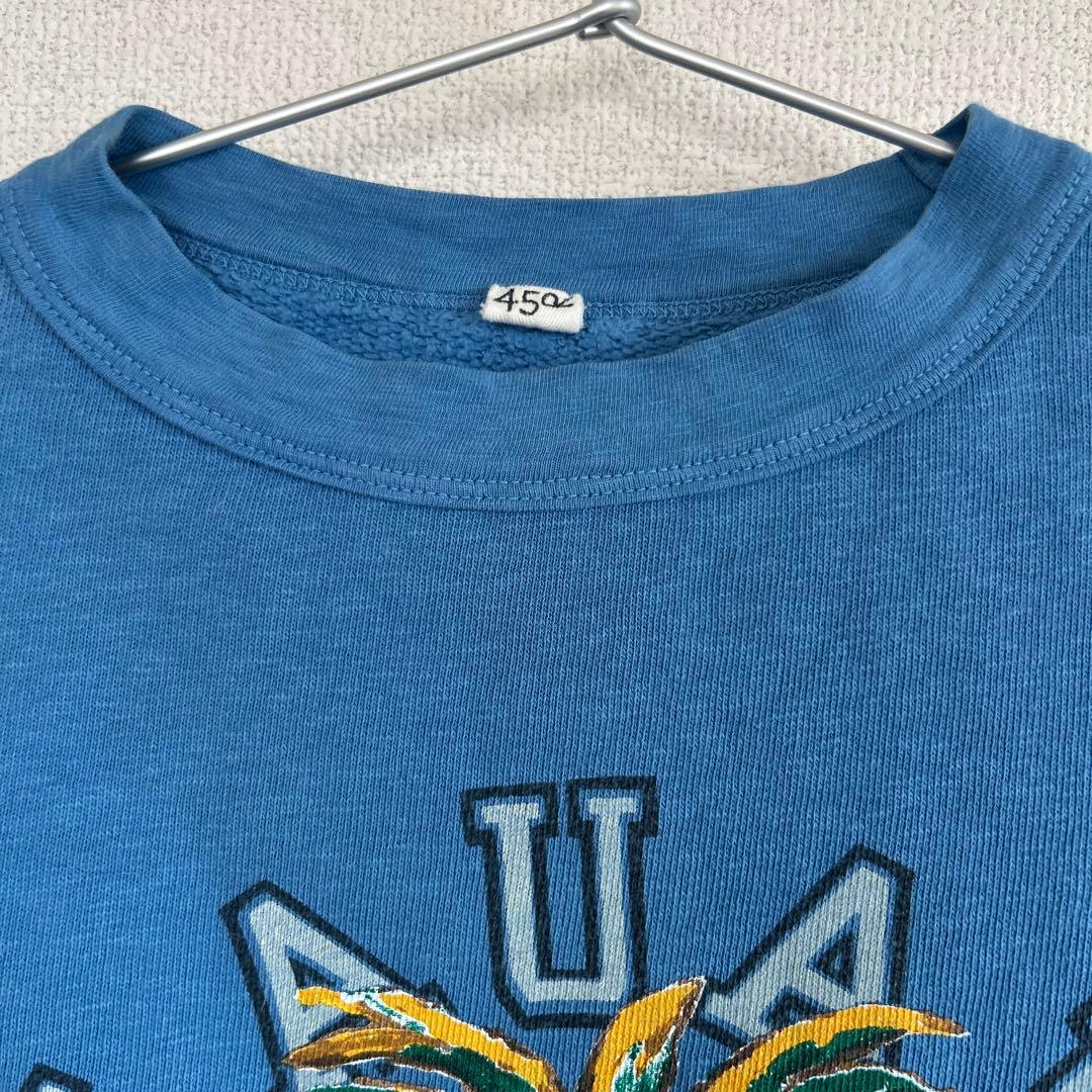 45R 葉山ものがたりカウアイちゃんベタッチプリントのパフスウェット　Mサイズ