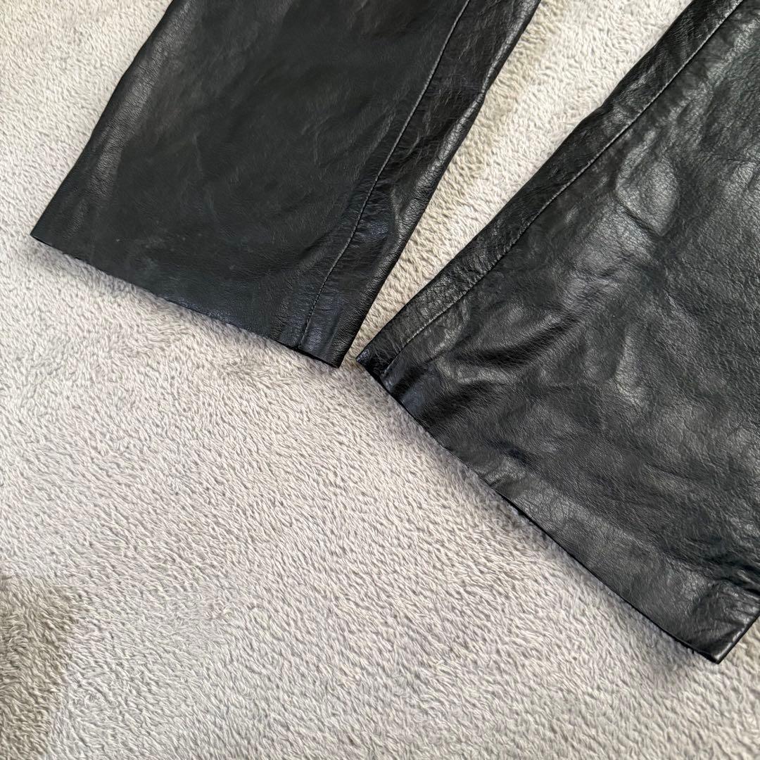 ✨美品✨ Harley-Davidson　レザーパンツ　本革　ブラック　W30