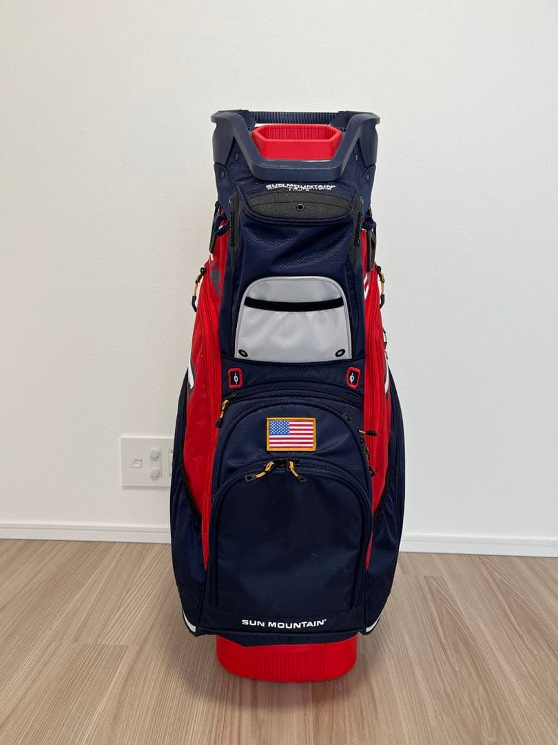 SUN MOUNTAIN ゴルフバッグ ネイビー/レッド
