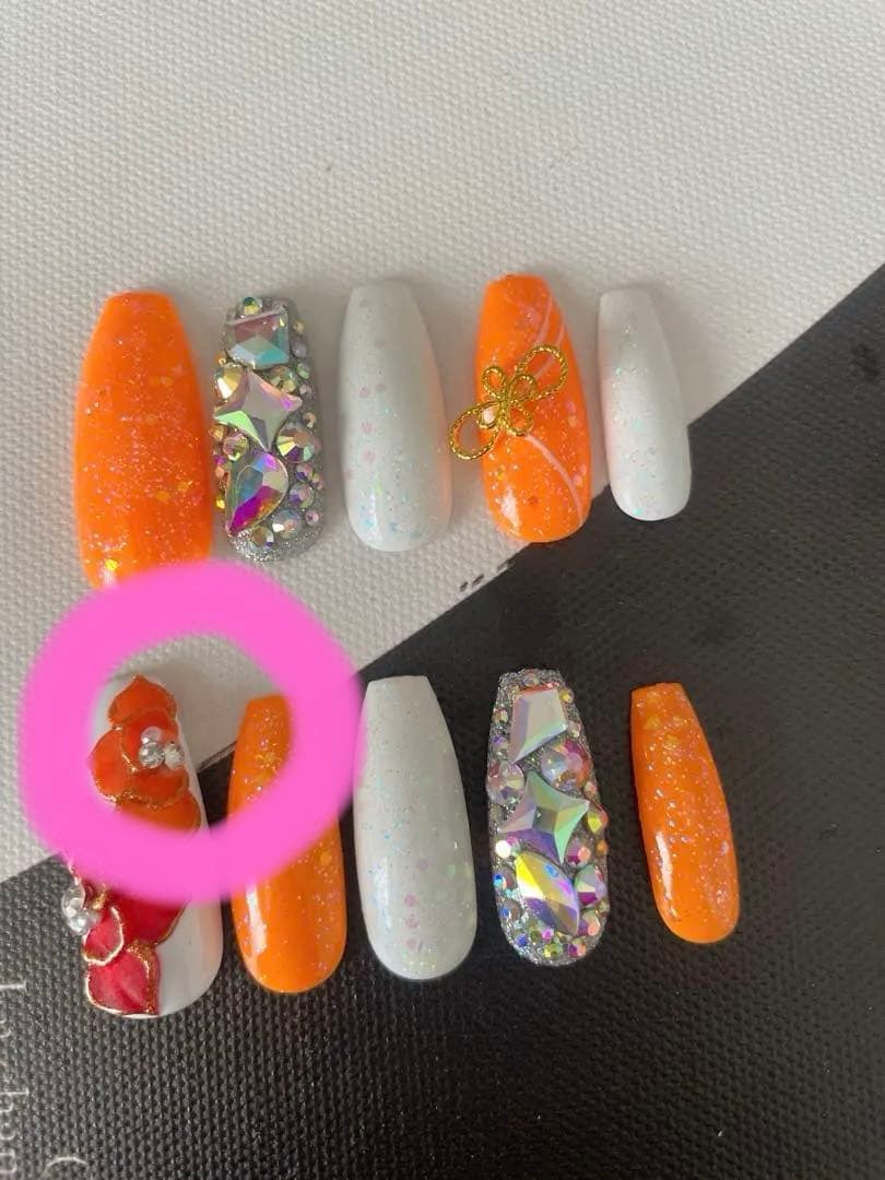 2026年個数限定即日発送可能ギャルネイルチップロングネイルチップロングポイント