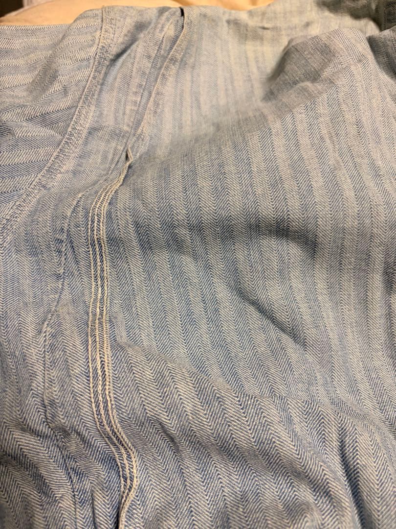 80s ラルフローレン ヘリンボーンデニムカバーオール USA製　Vintage