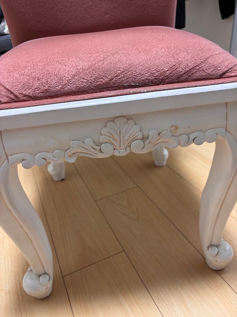 アンティーク 椅子 赤 ロココ調 ヨーロッパ ロリィタ ゴシック