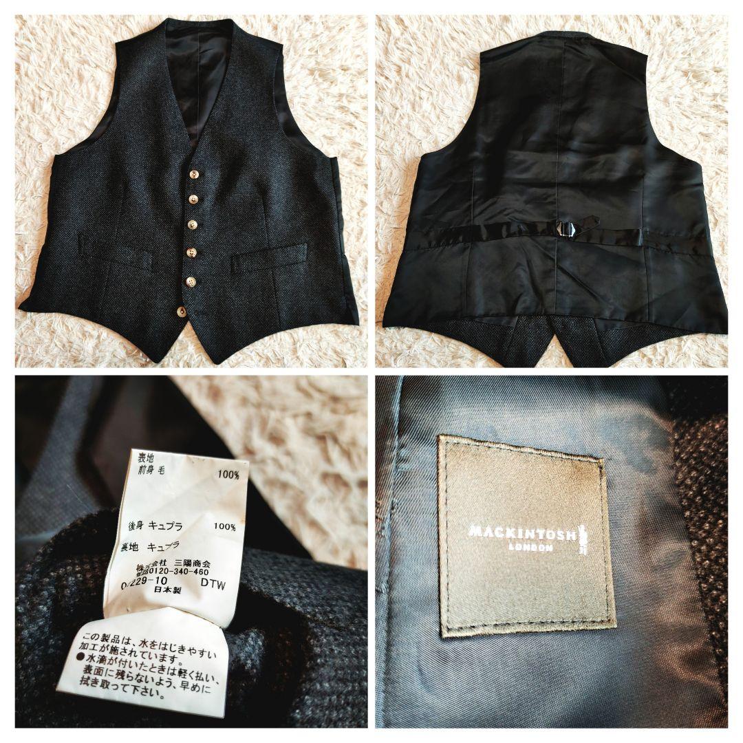 マッキントッシュ インコテックス シップス セットアップ シルク 絹 イタリア製