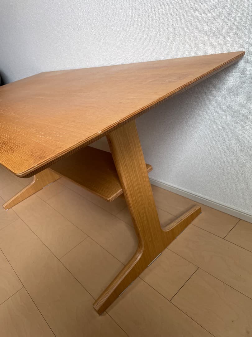 【送料込み】無印 リビングでもダイニングでもつかえるテーブル 幅1300