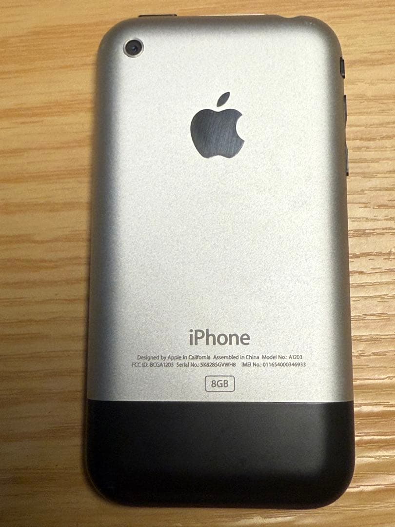 iPhone 2G 極美品 5Kモデル 日本未発売　8GB 初代 第1世代