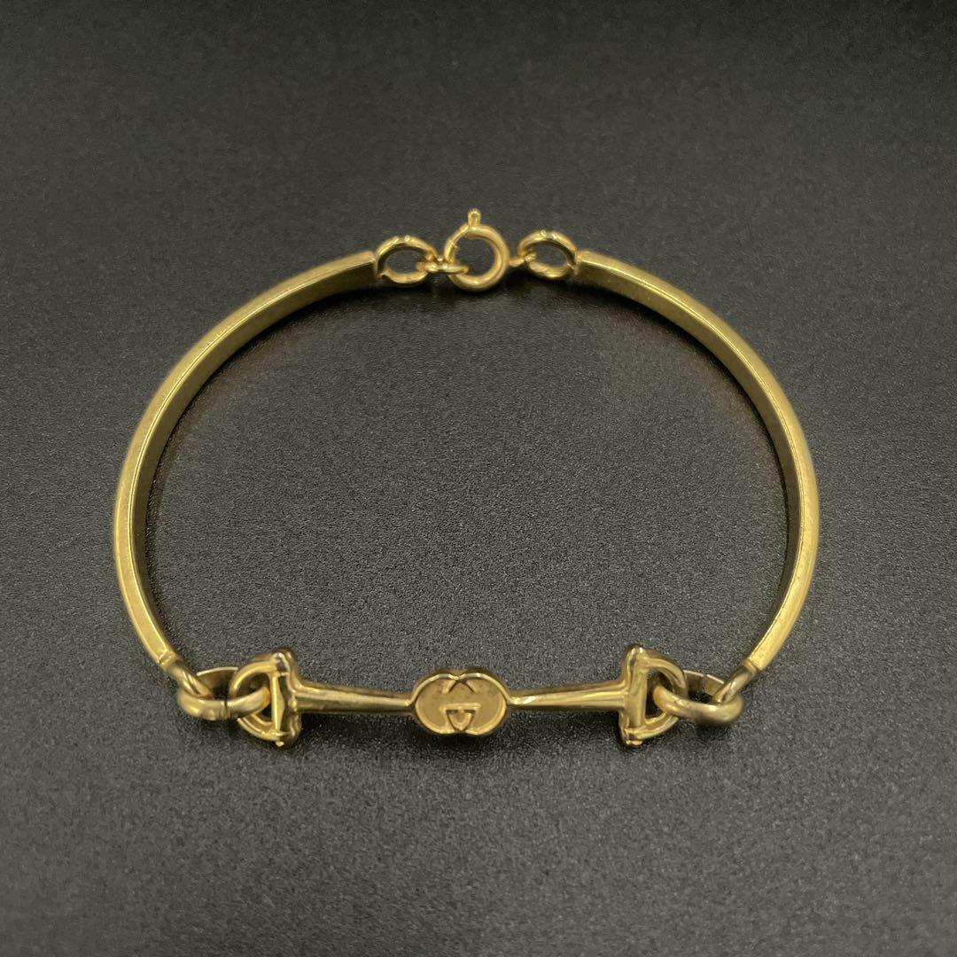 入手困難　トムフォード期　グッチ　ホースビット　ブレスレット　バングル　ゴールド