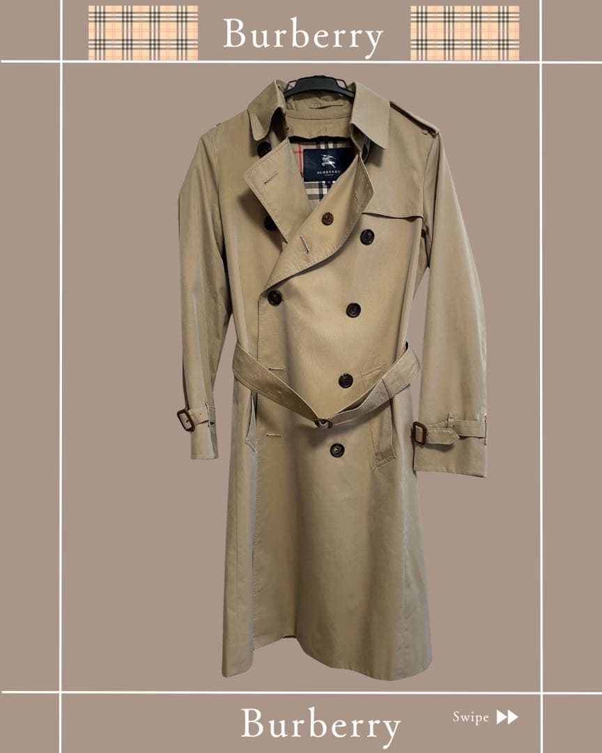 p*e様 Burberry ベージュ トレンチコート
