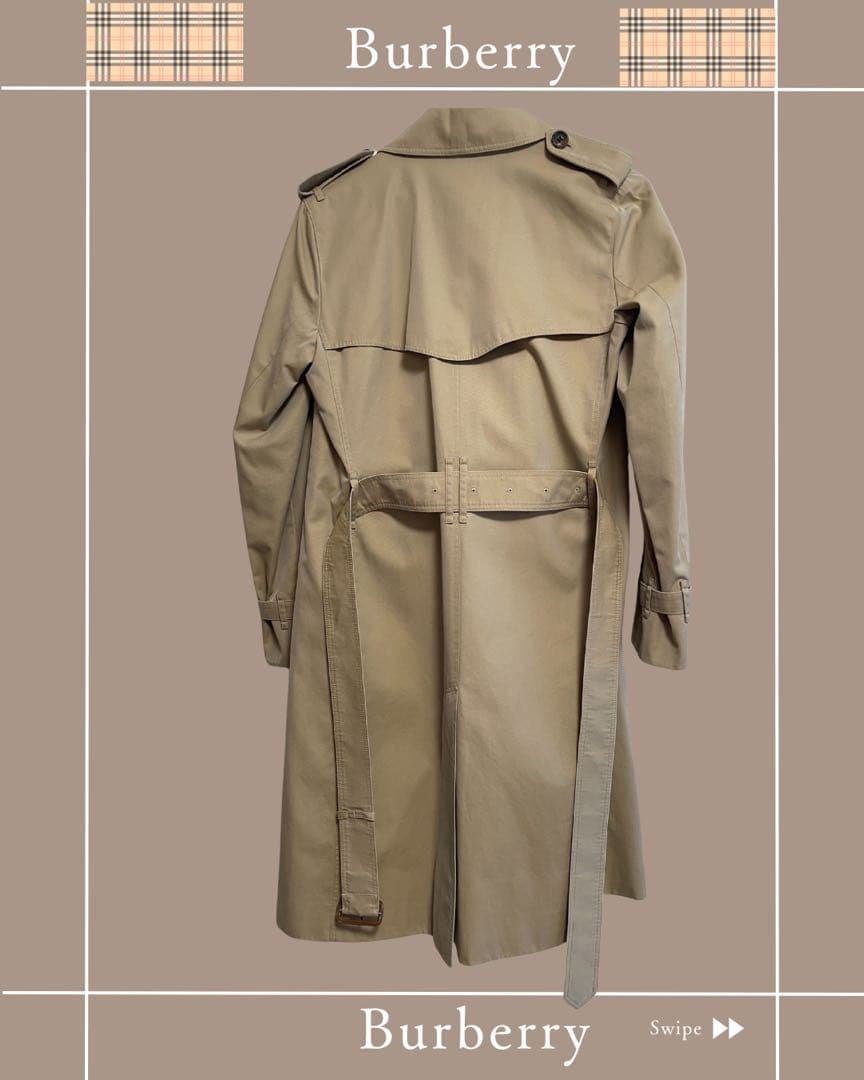 p*e様 Burberry ベージュ トレンチコート