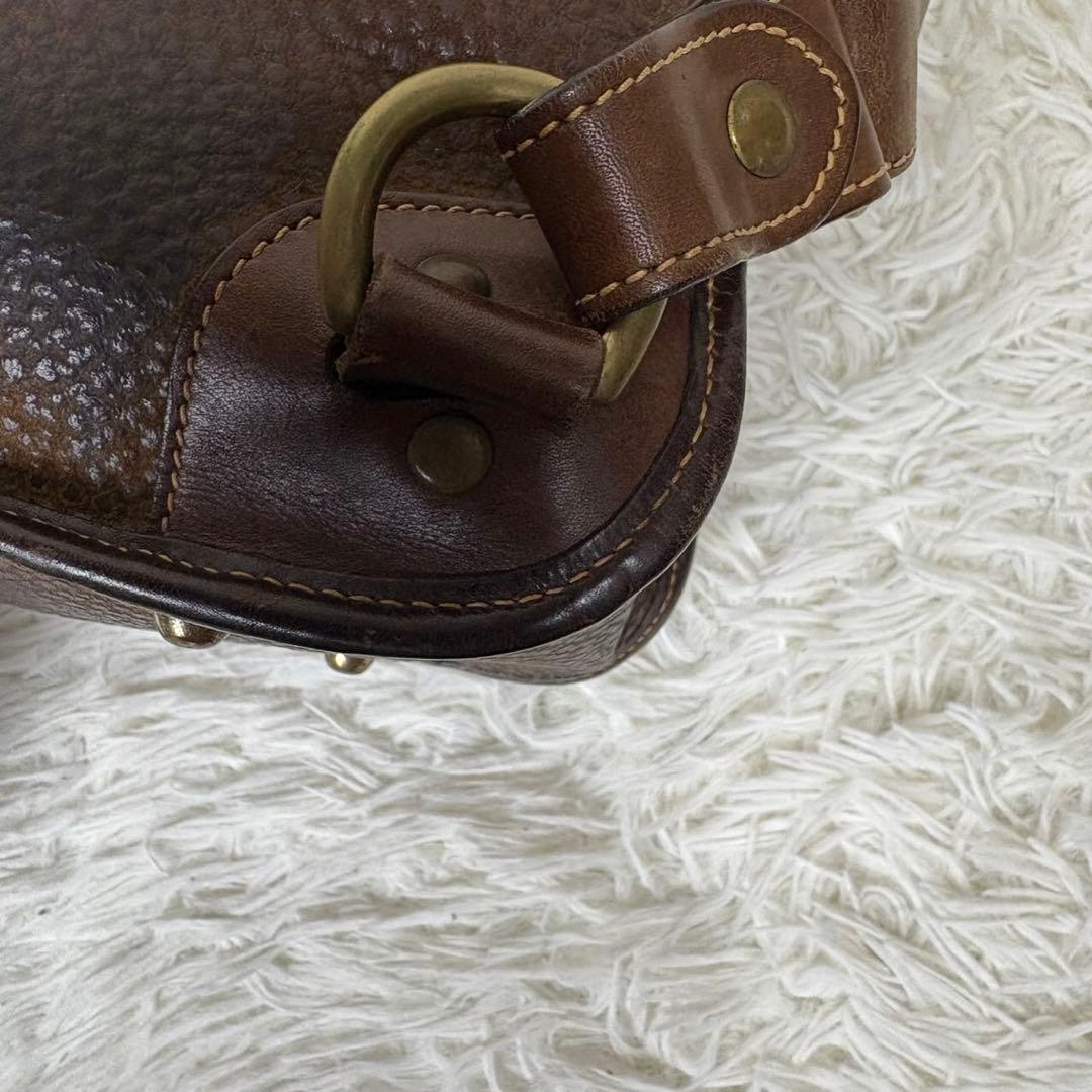 美品✨Ghurka グルカ　バックパック　レザー　ブラウン　リュック　ビジネス