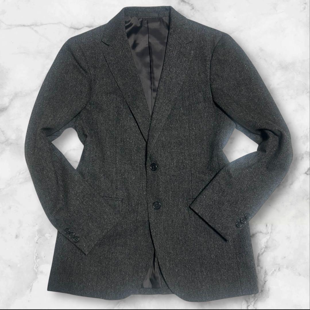 【美品】ユナイテッドアローズ　セットアップ　スーツ　M ウール　グレー