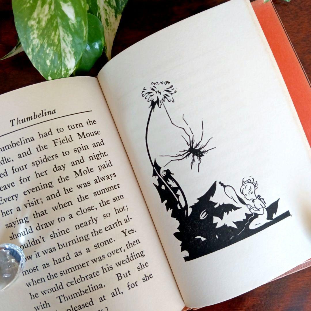 洋書古書　希少　Nerman ネイマン　おやゆび姫アンデルセン　ヴィンテージ