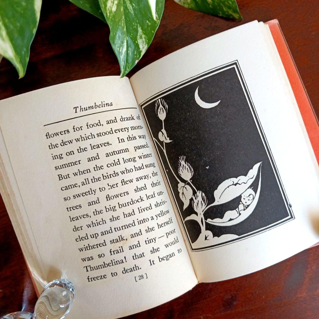 洋書古書　希少　Nerman ネイマン　おやゆび姫アンデルセン　ヴィンテージ