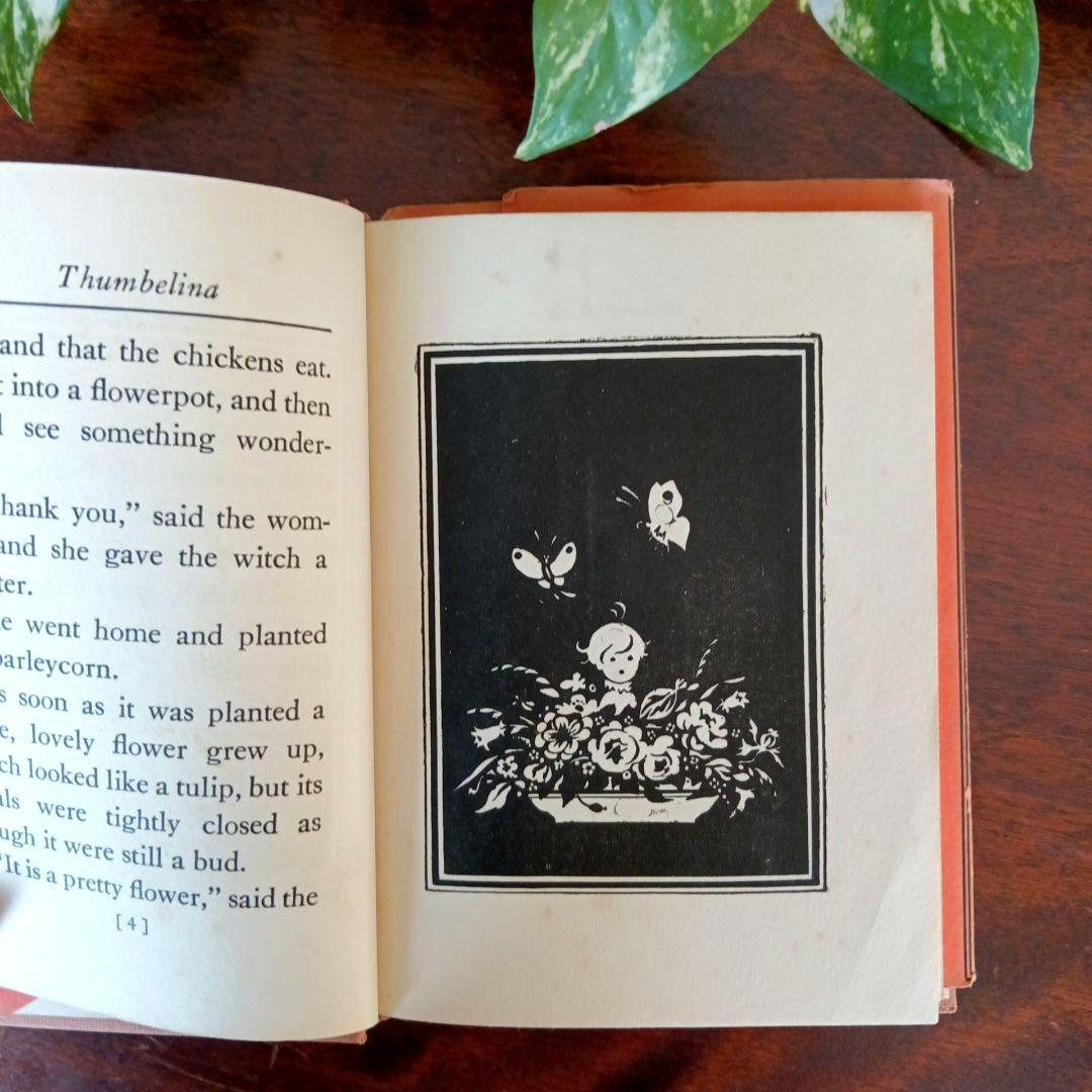 洋書古書　希少　Nerman ネイマン　おやゆび姫アンデルセン　ヴィンテージ