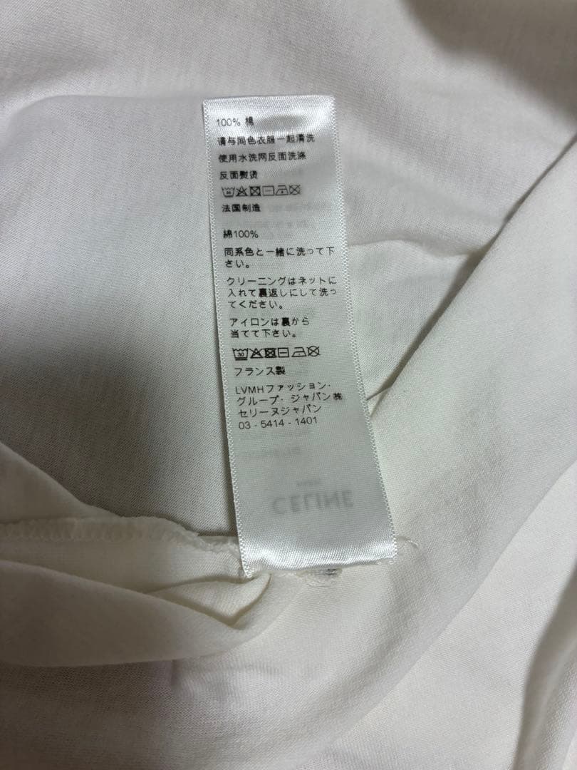 CELINE ルーズTシャツ ホワイト