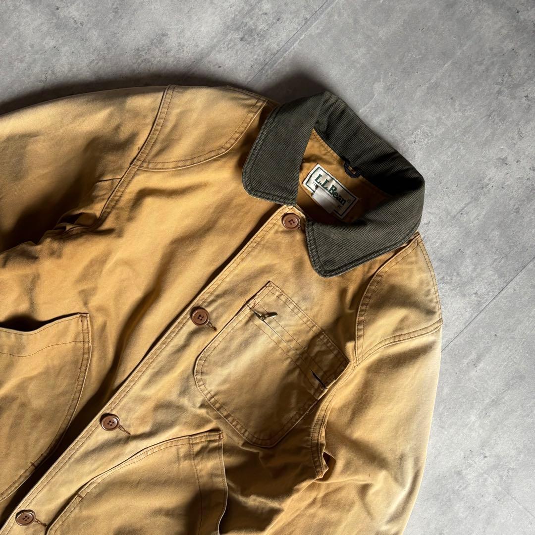 【80s L.L.Bean】カバーオール　鬼フェード　ダック生地　vintage