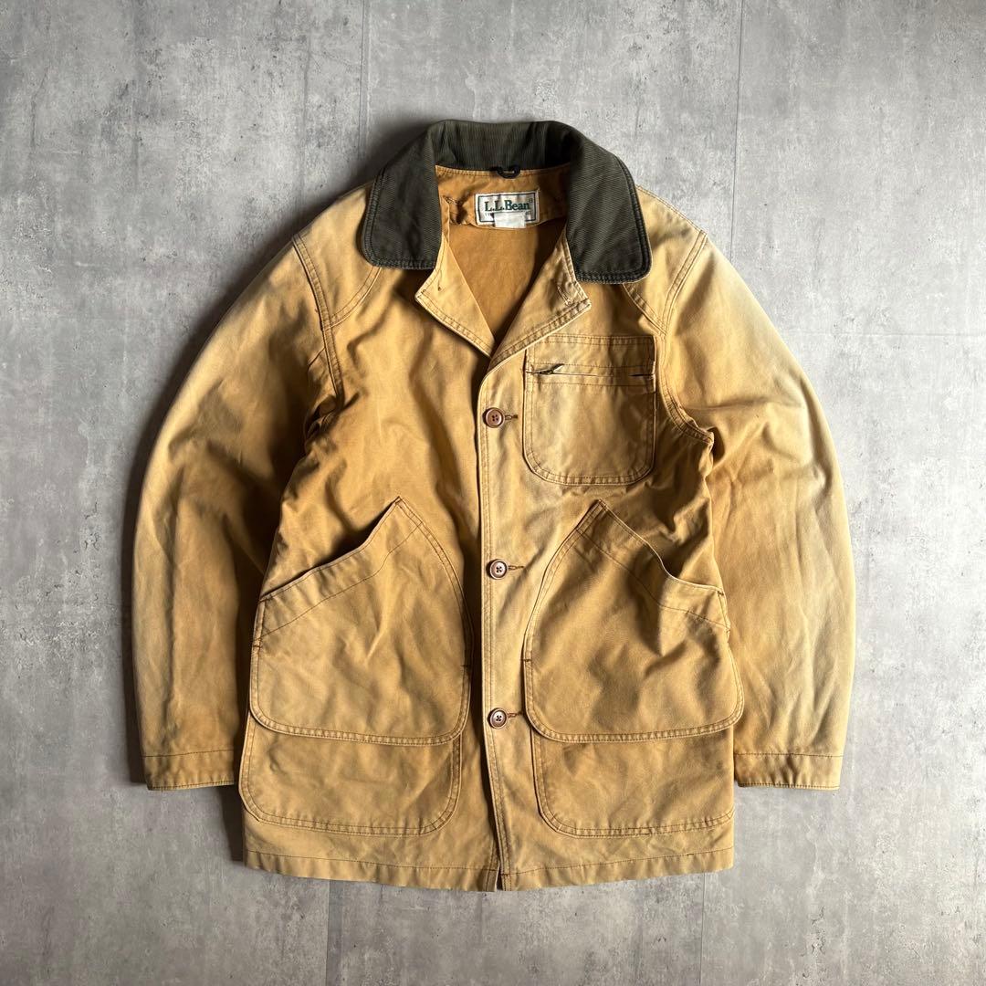 【80s L.L.Bean】カバーオール　鬼フェード　ダック生地　vintage