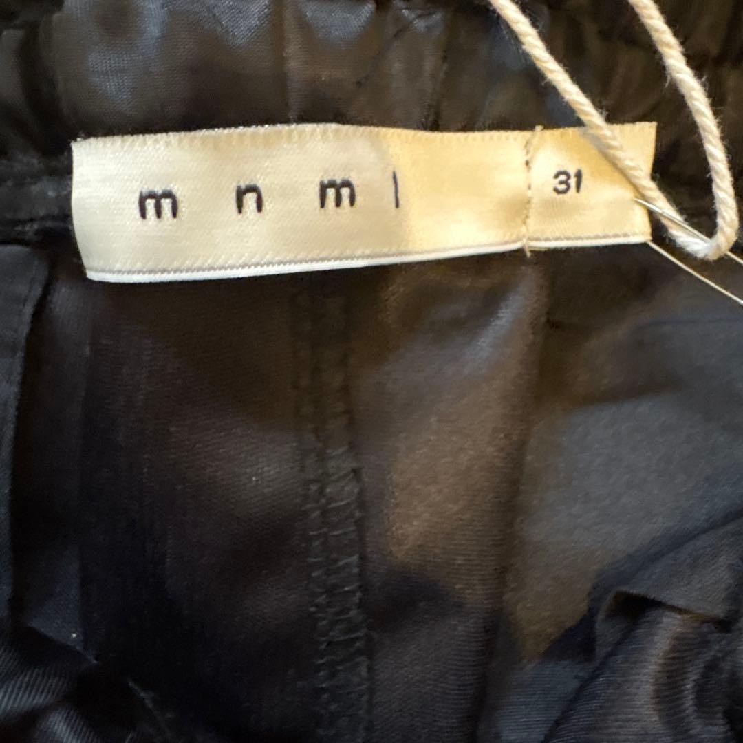 Mnml スナップフロントカーゴパンツ ブラック　31