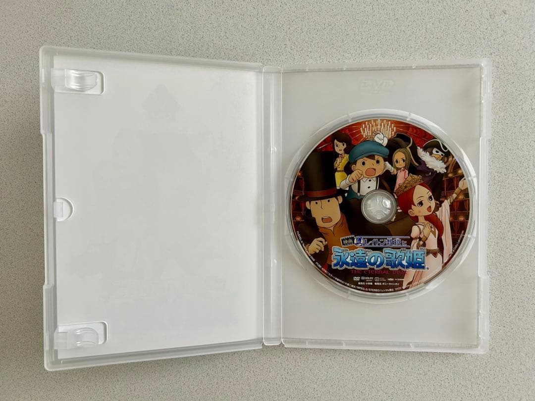 映画 レイトン教授と永遠の歌姫 DVD