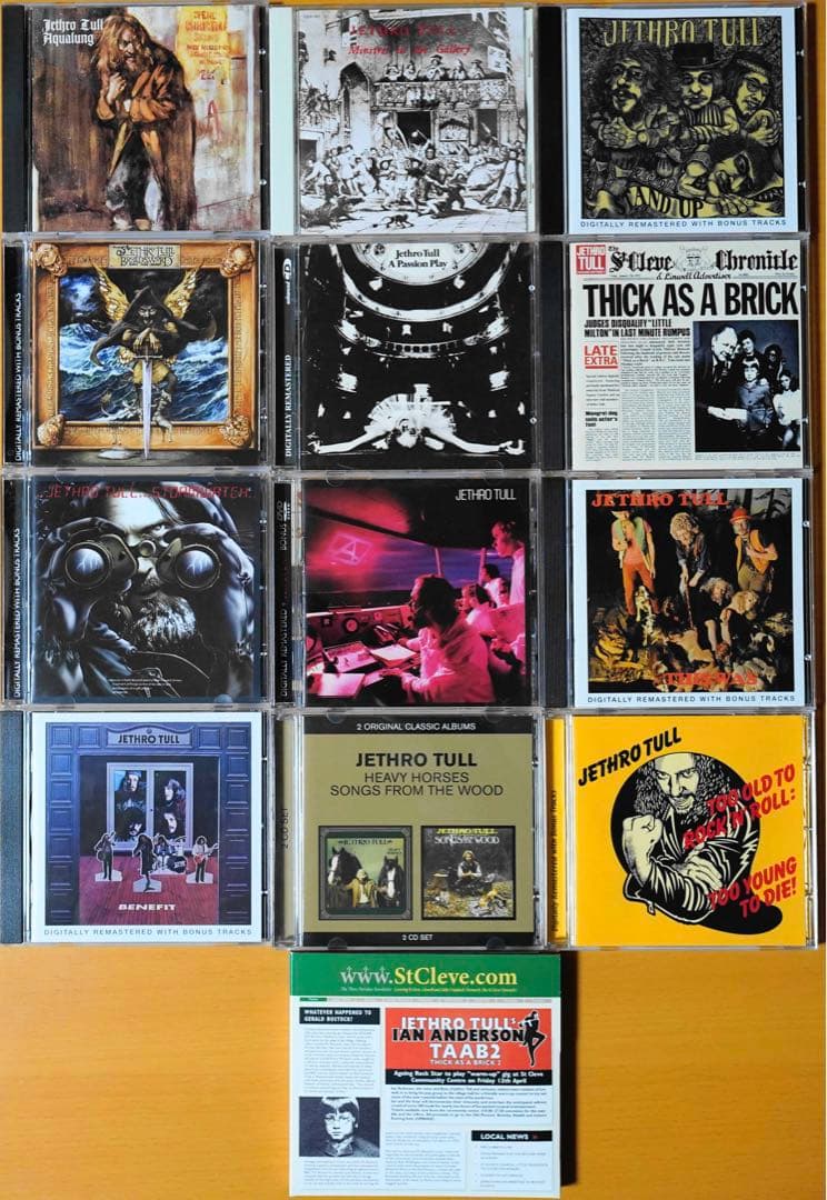Jethro Tull CD まとめ