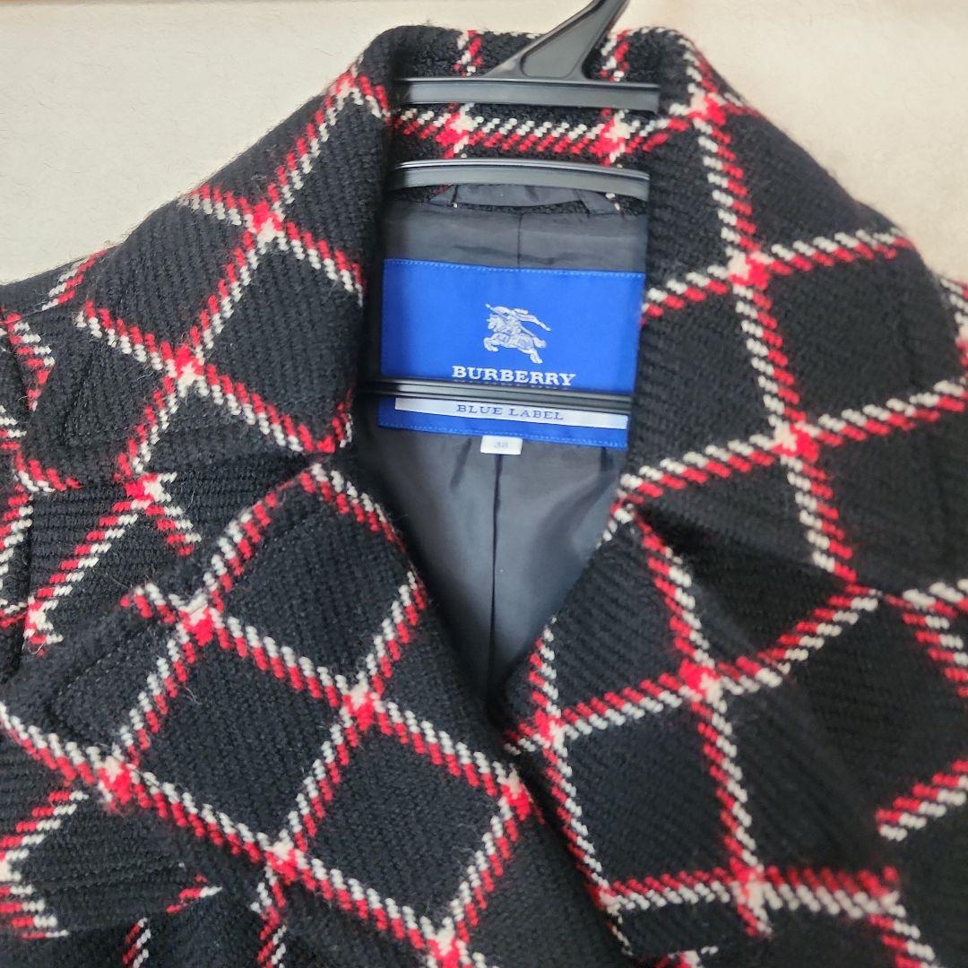 BURBERRY BLUE LABEL チェック柄トレンチコート