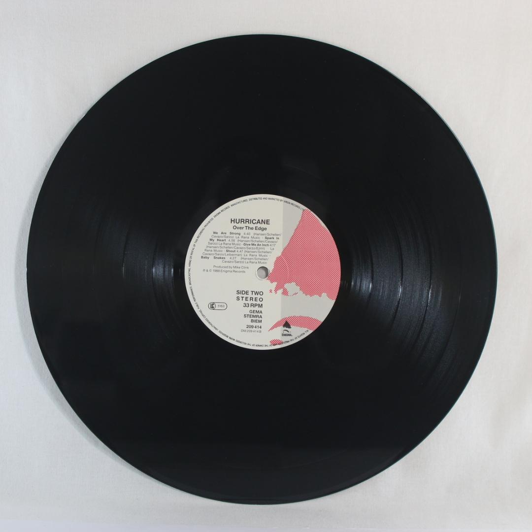独LP Hurricane Over The Edge ドイツ盤 初回プレス