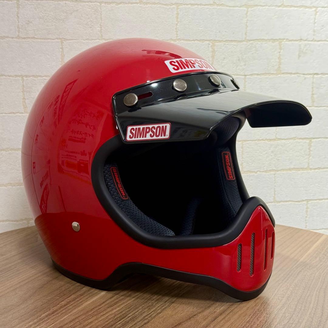 【専用】SIMPSON M50 ヘルメット、EtheN SCRAMBLER 05