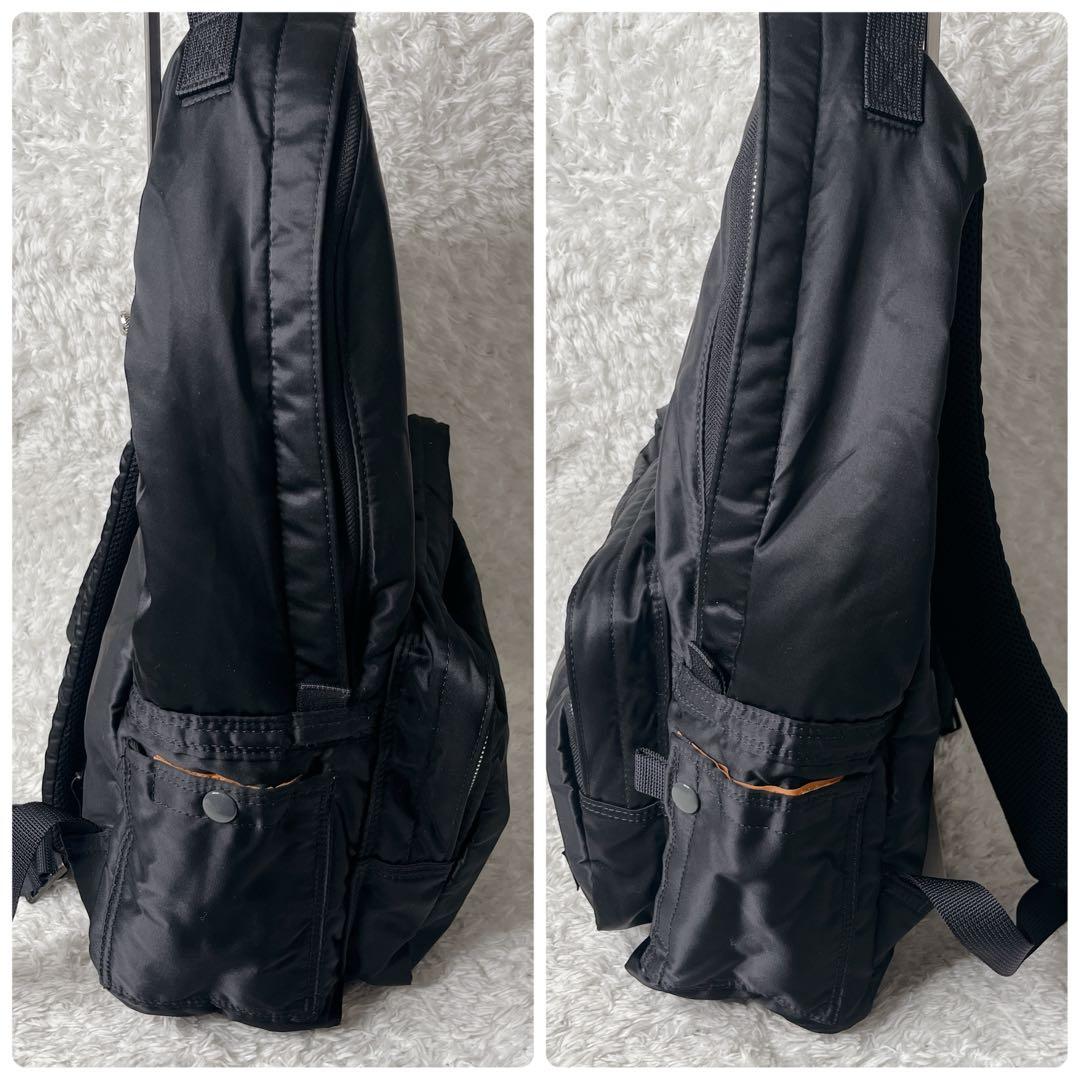 美品 ポーター タンカー バックパック 大容量 ブラック 19ℓ A4 通勤 黒