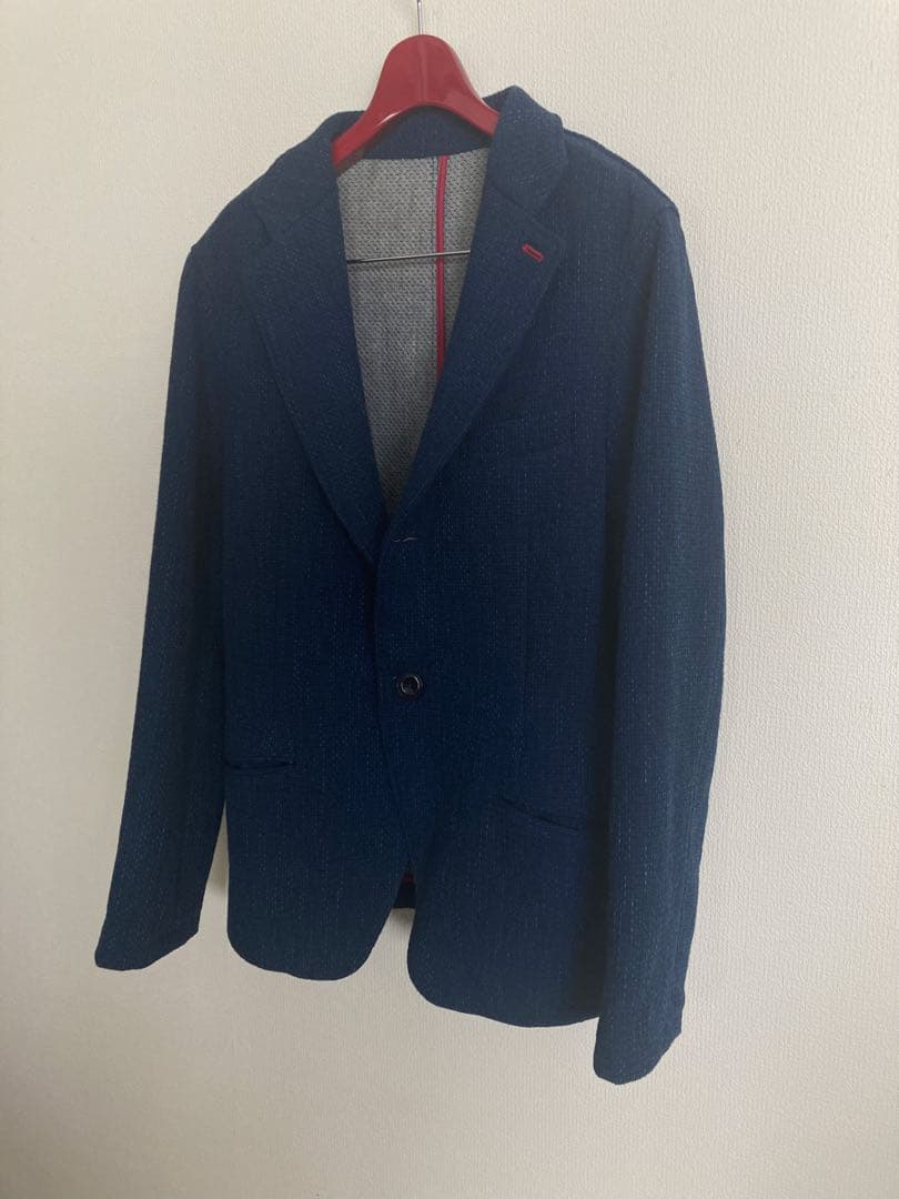 BASSEN WORKS 藍染刺し子　ジャケット　LLサイズ　☆超美品☆