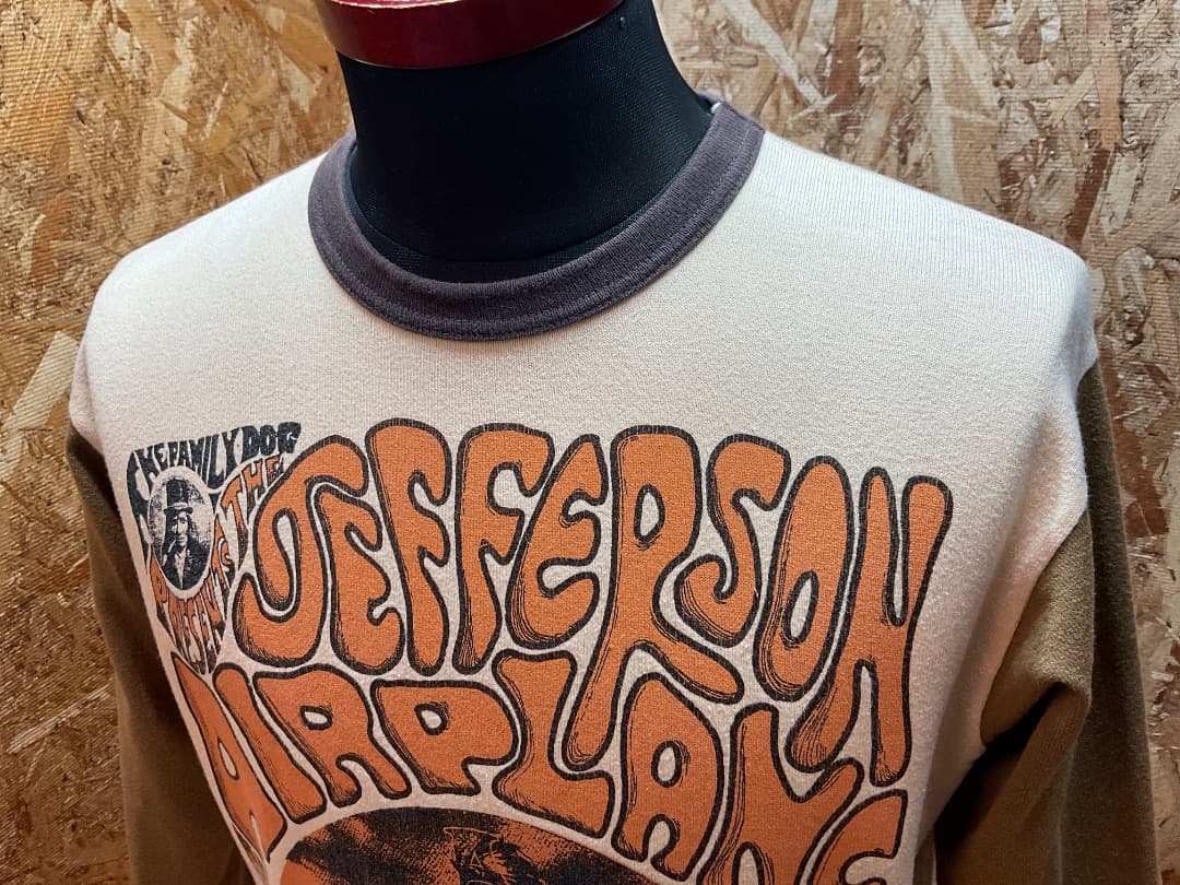 ブートレガーズ JEFFERSON AIRPLANE 7分袖 Rock Tee