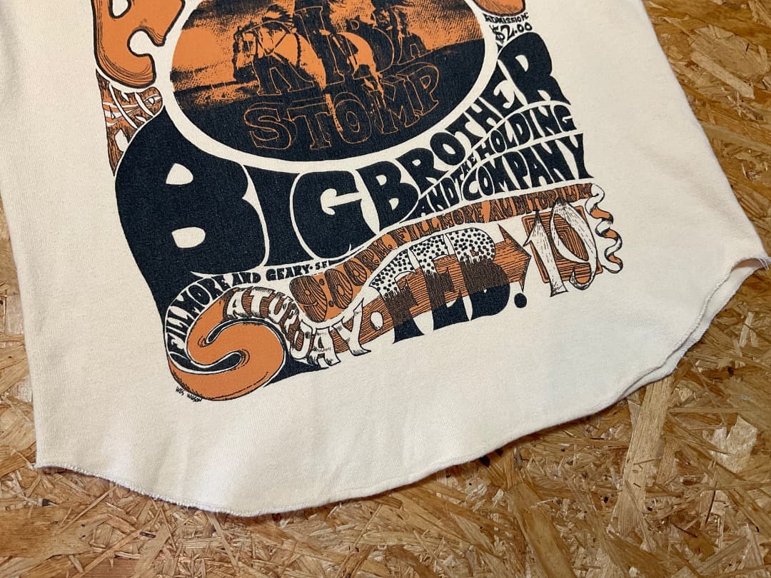 ブートレガーズ JEFFERSON AIRPLANE 7分袖 Rock Tee