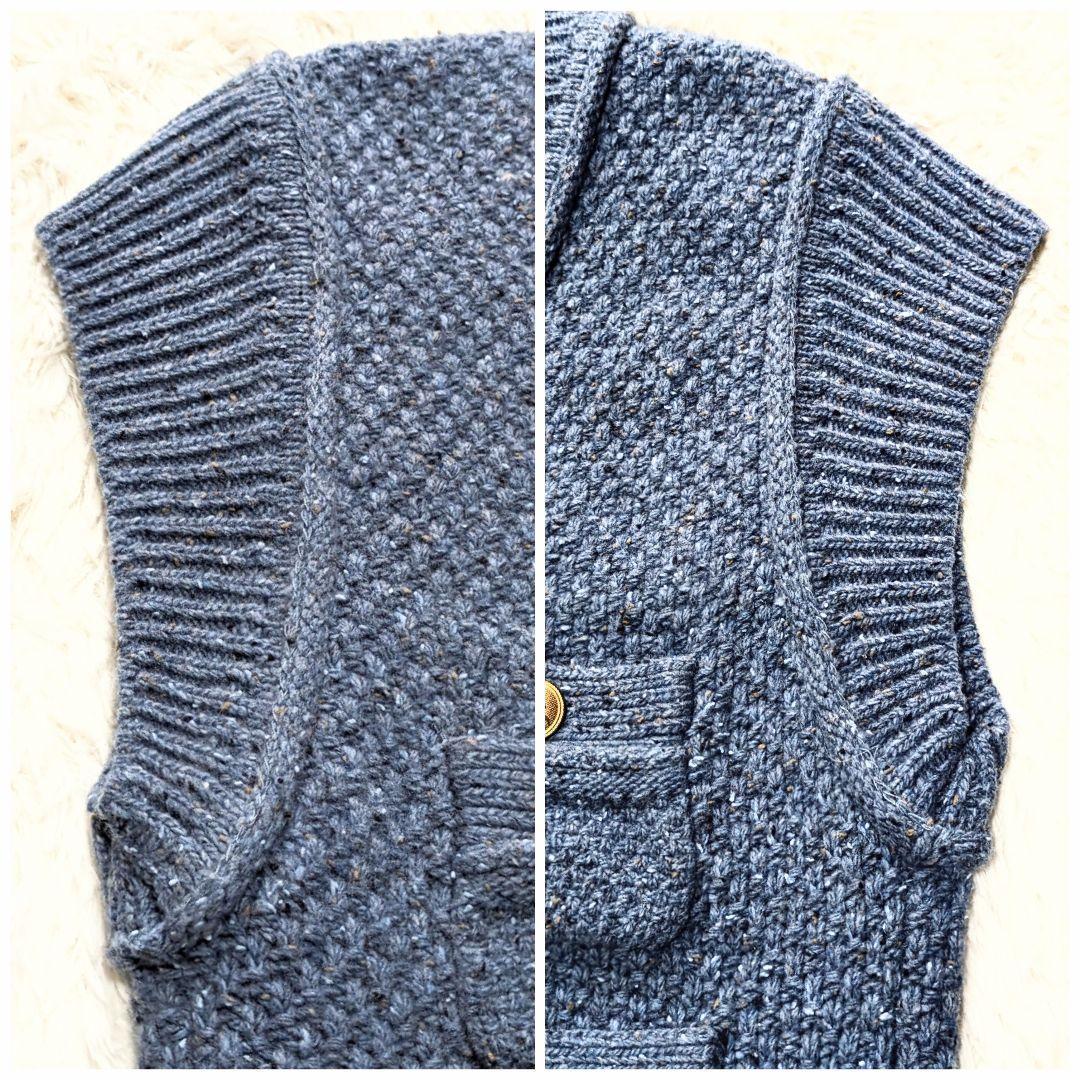 【美品】Curensology カレンソロジー ツイーディヤーンニットベスト