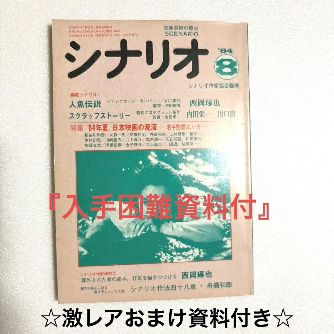 『スクラップストーリー ある愛の物語』雑誌『シナリオ』特集　＊激レアおまけ資料付