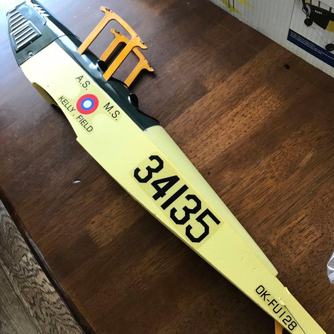 【希少❗️】JN-4 バイプレーン セミスケール　電動ラジコン飛行機キット