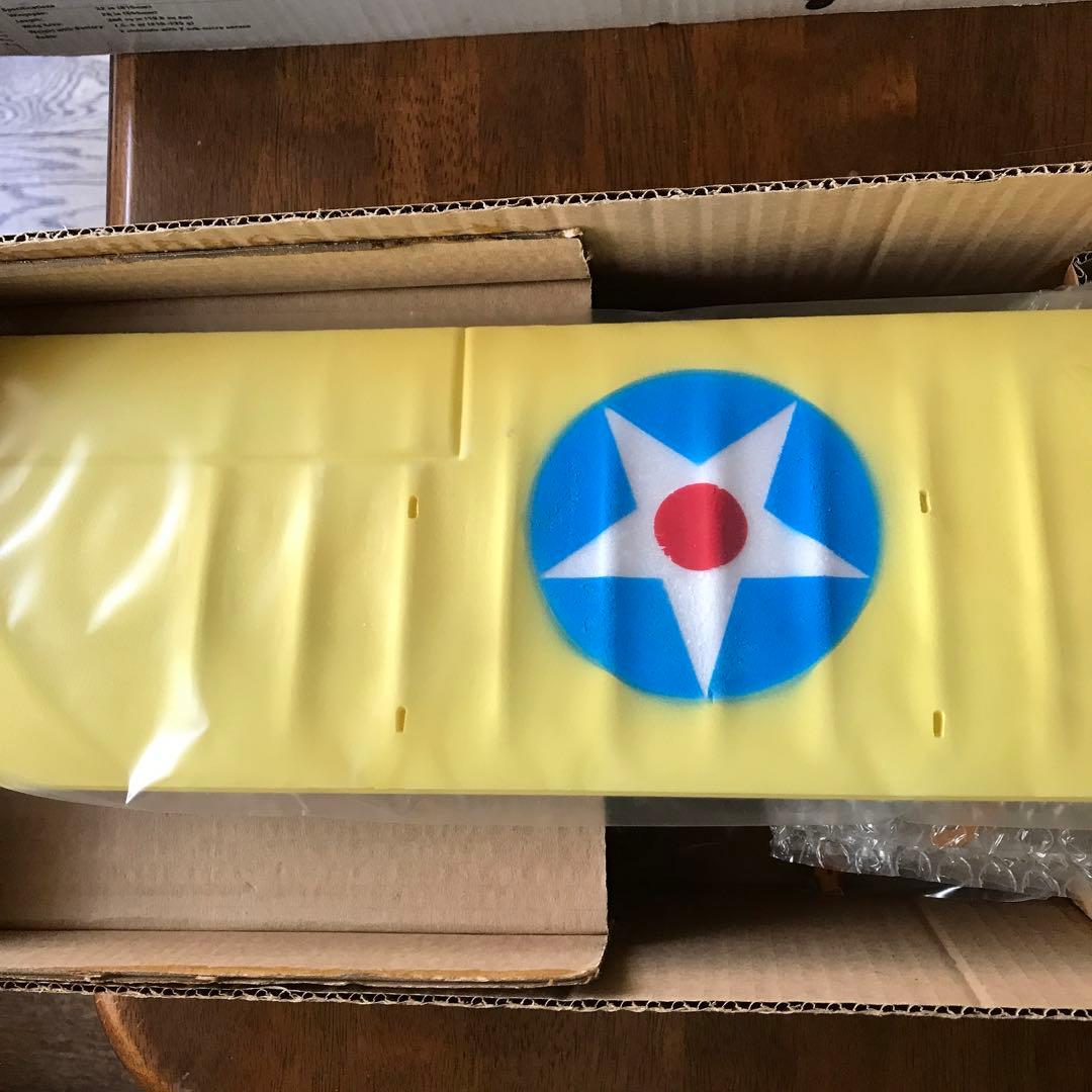 【希少❗️】JN-4 バイプレーン セミスケール　電動ラジコン飛行機キット