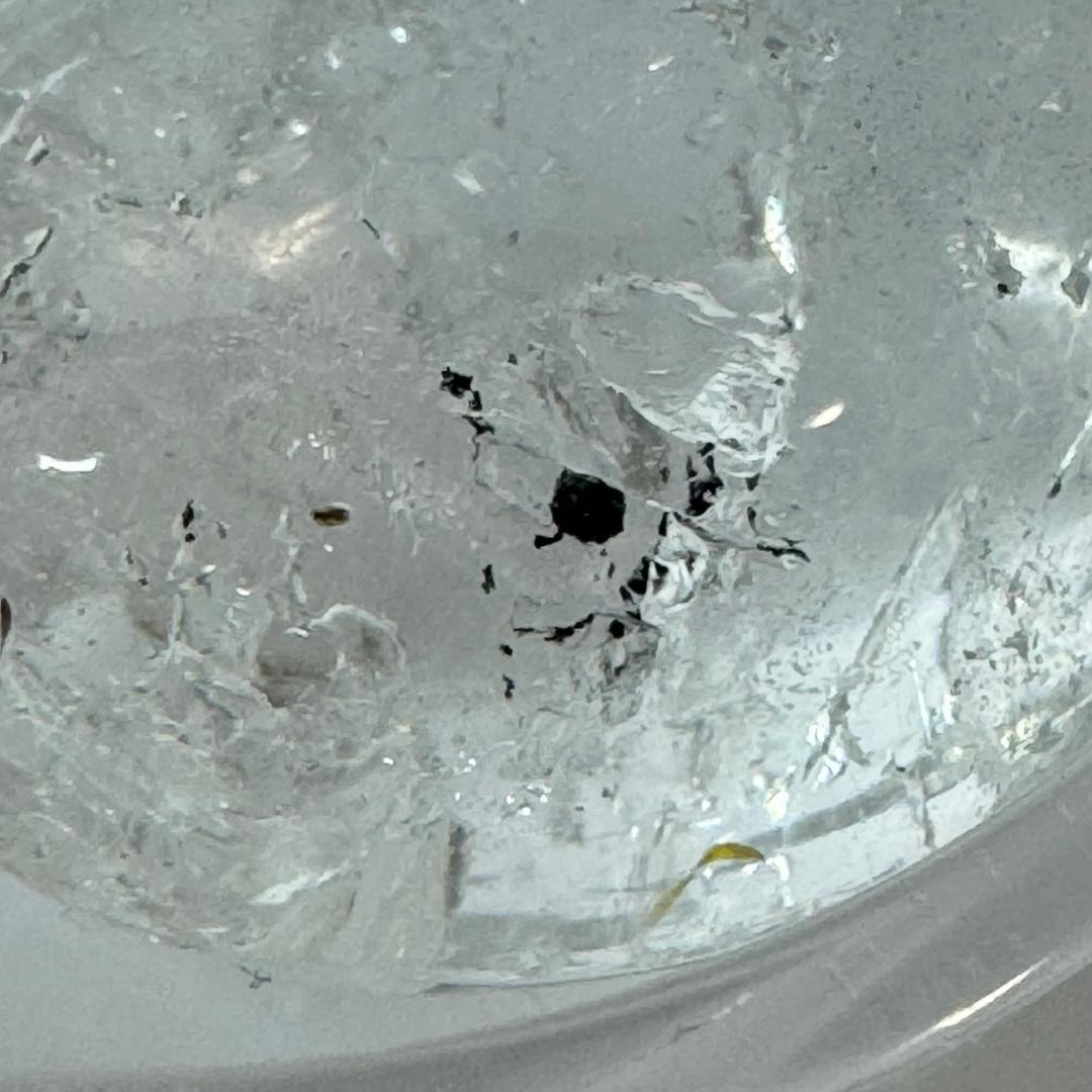 超希少！天然の奇跡虹入り◇水入り虹入り水晶◇ペンダントトップ